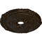 Ekena Millwork Attica with Rose Ceiling Medallion (Fits Canopies up to 4 1/2"), 26"OD x 3 3/4"ID x 1 1/2"P, Bronze CM26ATBZS - alternate 3